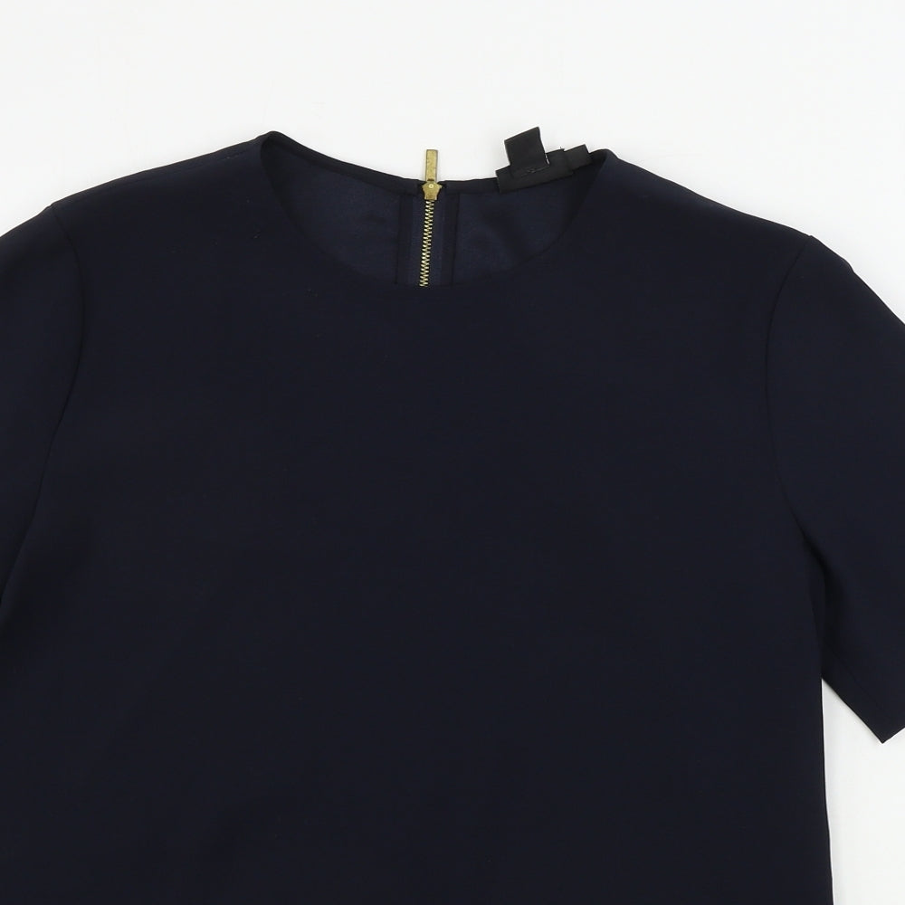 DKNY Womens Blue   Basic Blouse Size 8