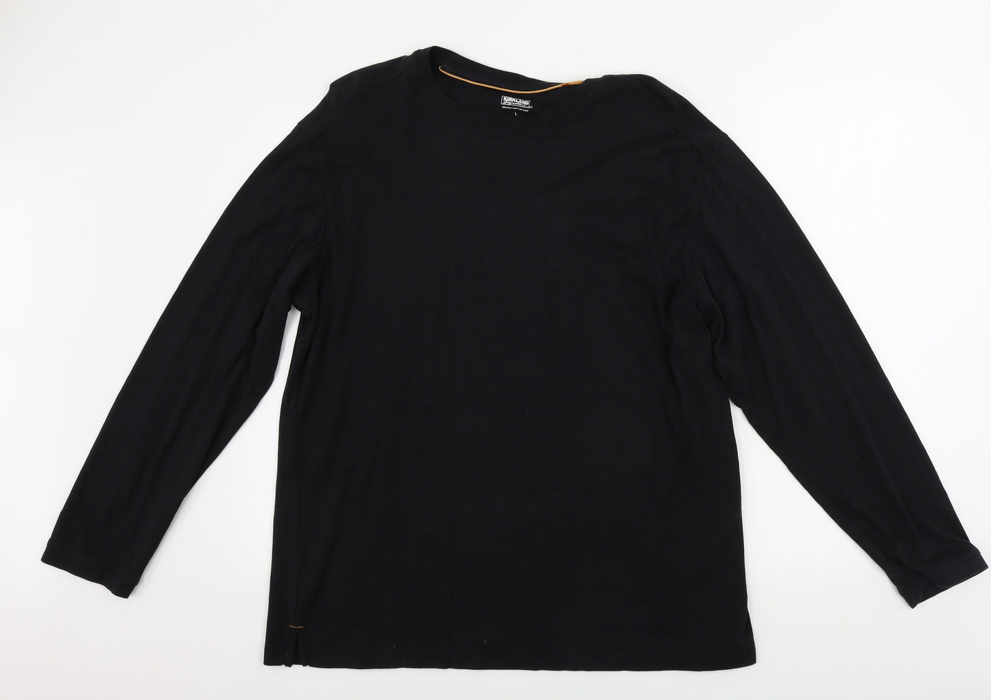Kirkland  Mens Black    T-Shirt Size L
