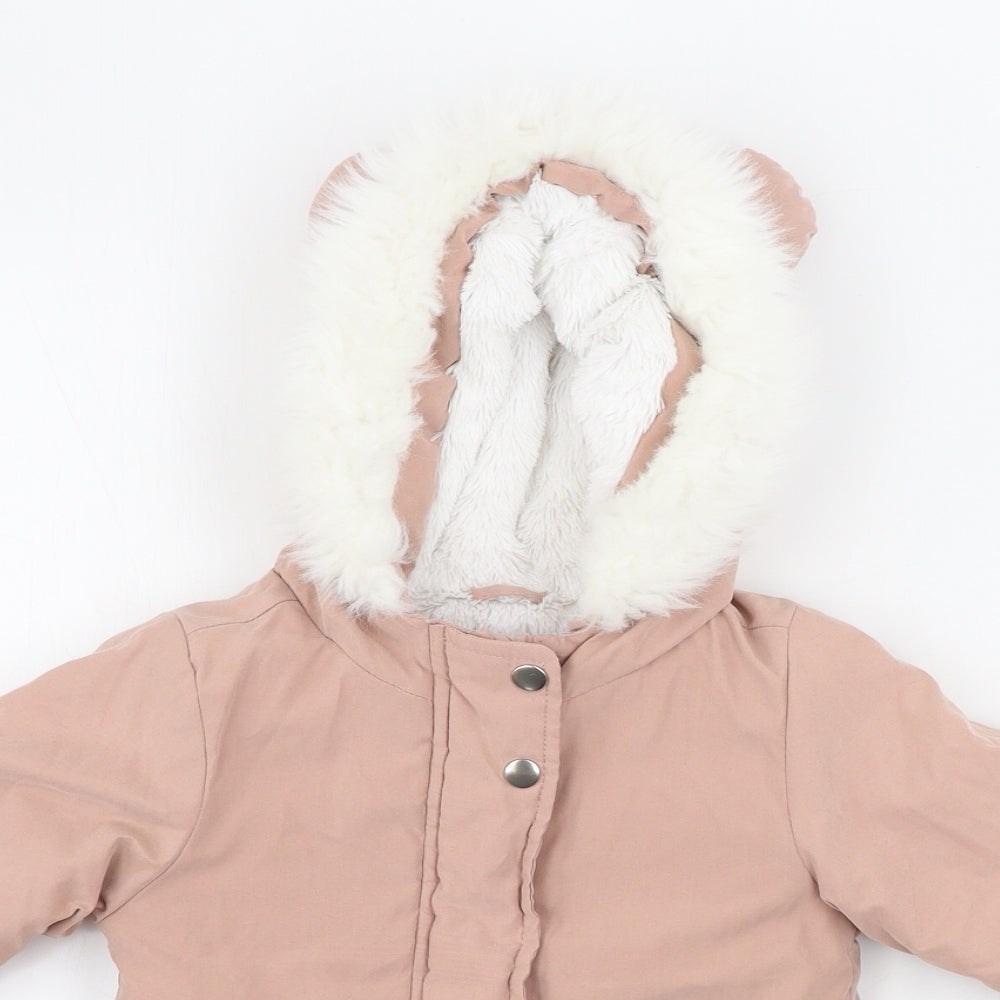 Primark  Girls Pink   Jacket Coat Size 12-18 Months