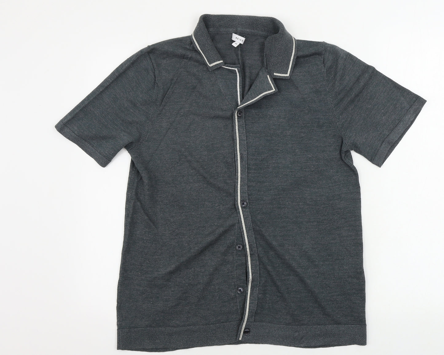Reiss  Womens Green   Basic Button-Up Size M