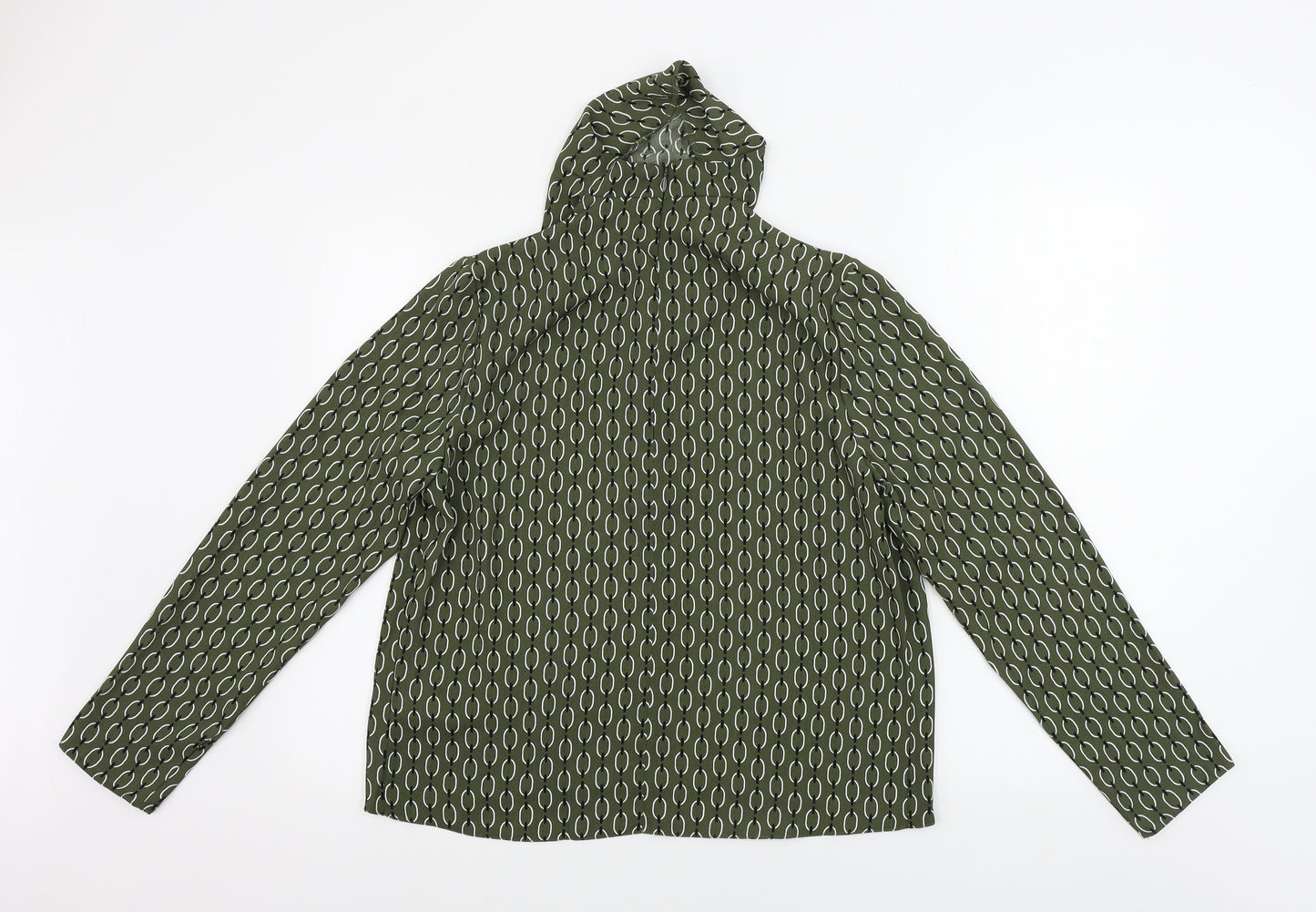 Primark  Womens Green Geometric  Basic Blouse Size 10