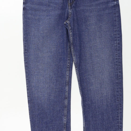 Marks and Spencer  Womens Blue   Straight Jeans Size 12 L26 in