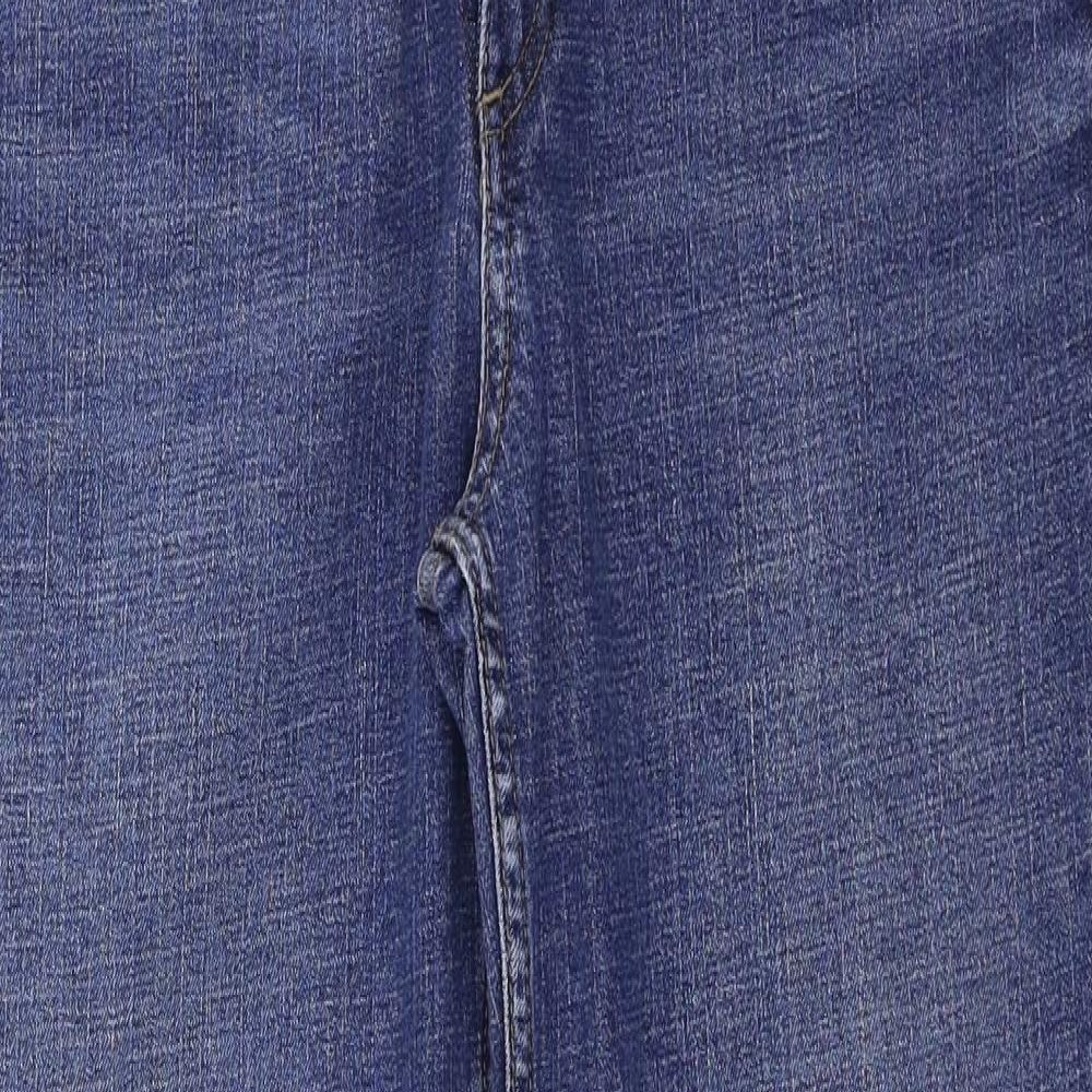Marks and Spencer  Womens Blue   Straight Jeans Size 12 L26 in