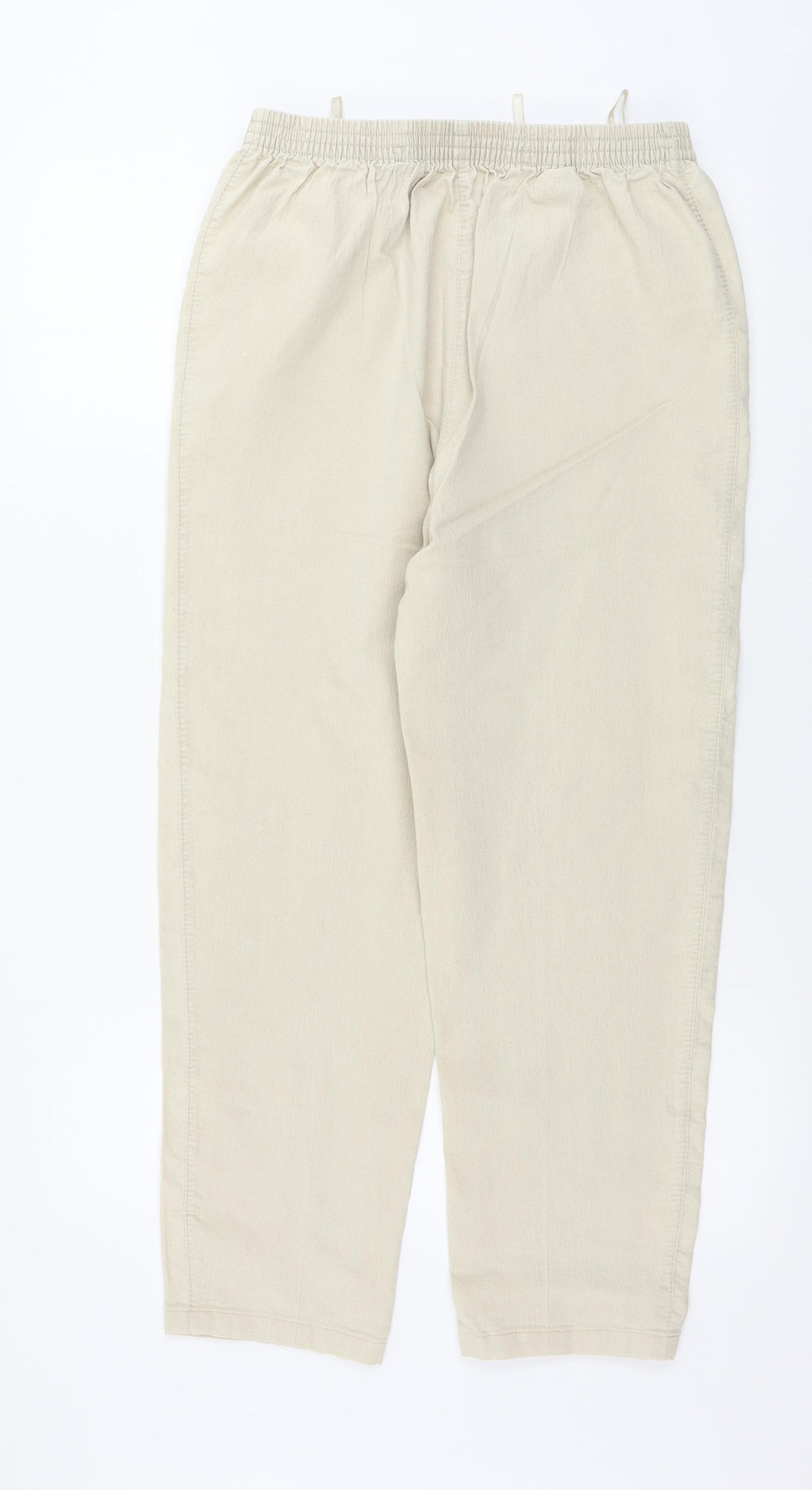 Preworn  Womens Beige   Trousers  Size 28 in L24 in