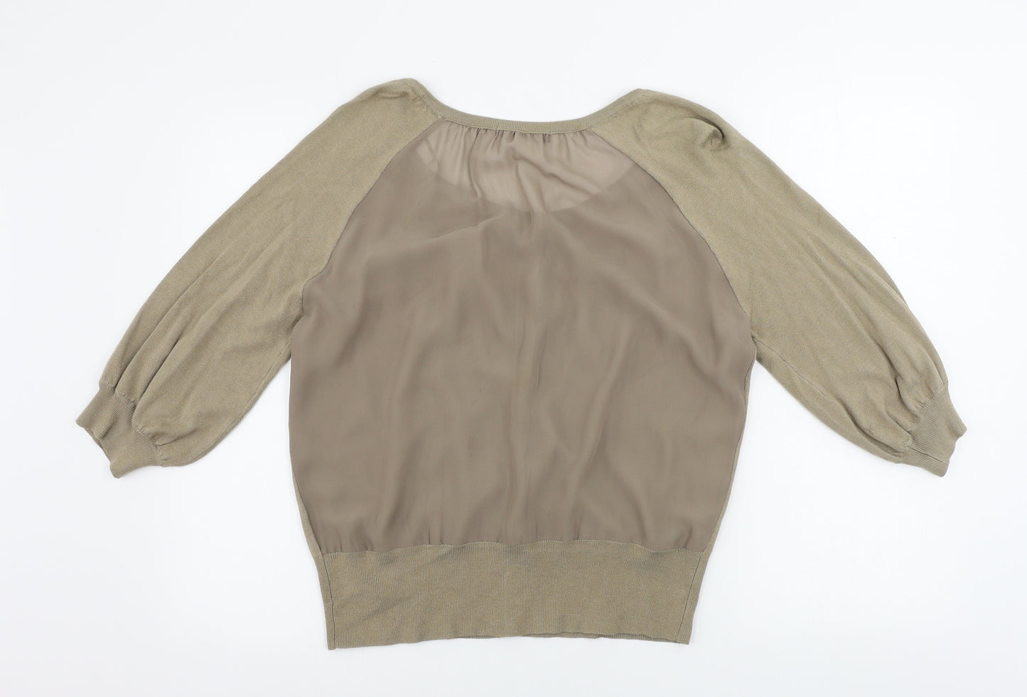 F&F  Womens Brown Paisley  Cardigan Jumper Size 18