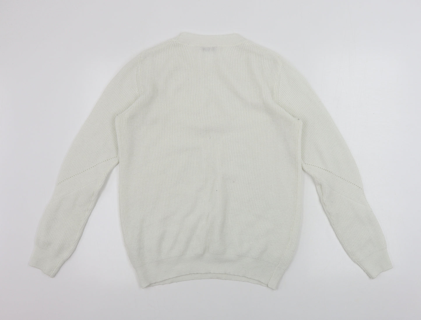 Tu Womens White   Pullover Jumper Size 12