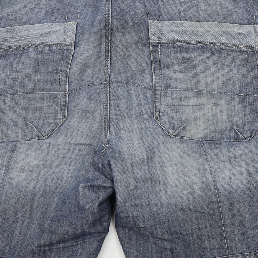 F&F  Mens Blue   Cargo Shorts Size 40 in