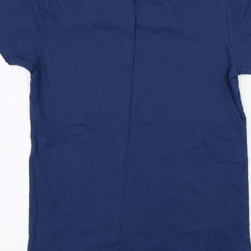 Blue Cherry  Womens Blue   Basic T-Shirt Size S