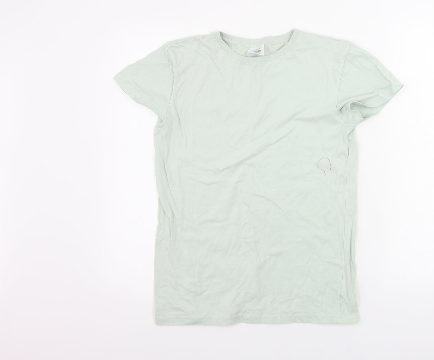 Blue Cherry   Womens Green   Basic T-Shirt Size S