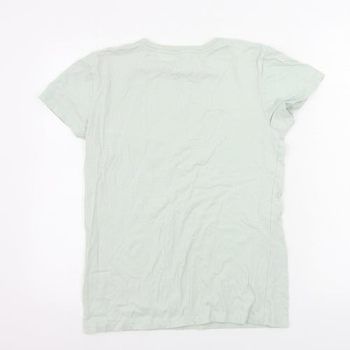 Blue Cherry   Womens Green   Basic T-Shirt Size S