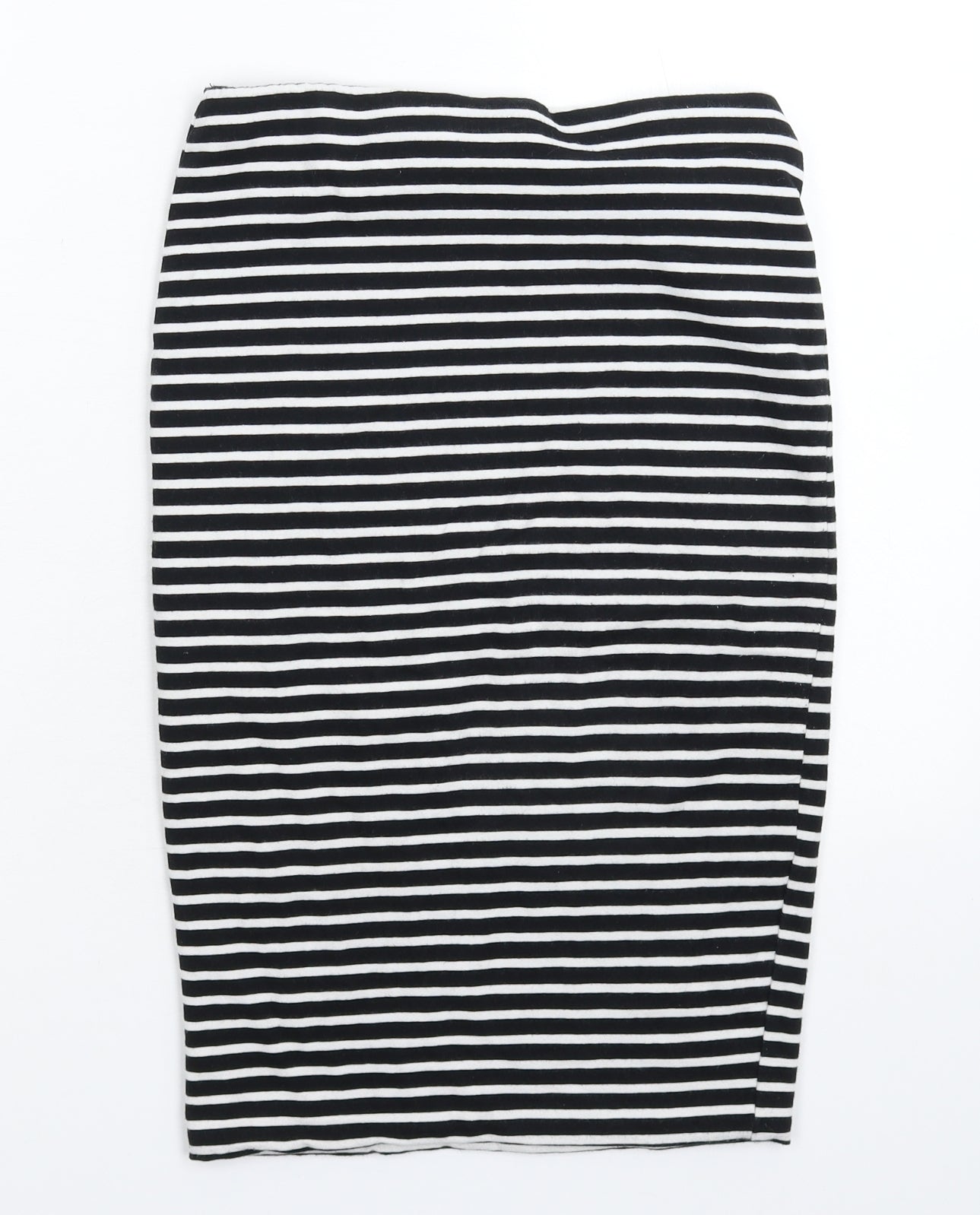 H&M Womens Blue Striped  Straight & Pencil Skirt Size S