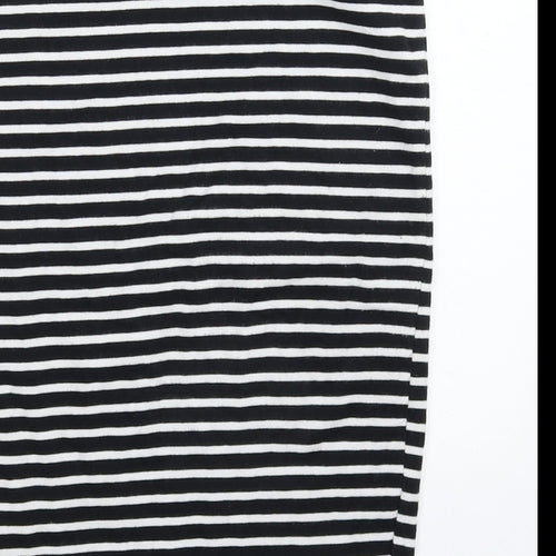 H&M Womens Blue Striped  Straight & Pencil Skirt Size S