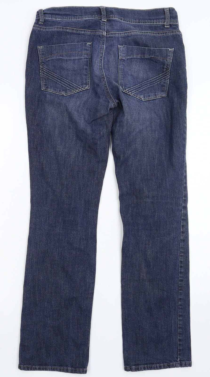 NEXT Womens Blue  Denim Straight Jeans Size 10 L29 in