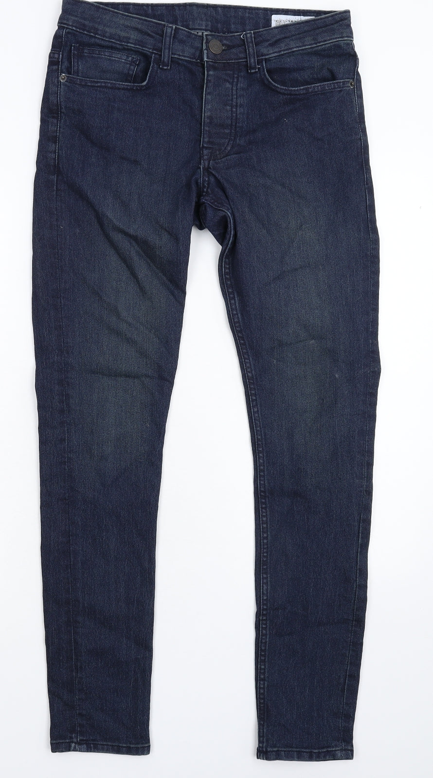 Denim & Co. Mens Blue  Denim Skinny Jeans Size 32 L32 in