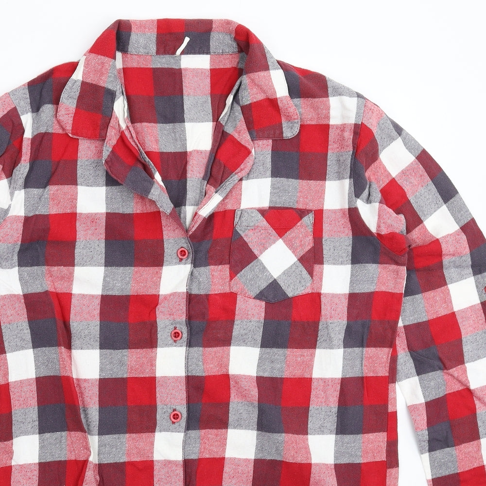 George Womens Multicoloured Check  Basic Button-Up Size 14