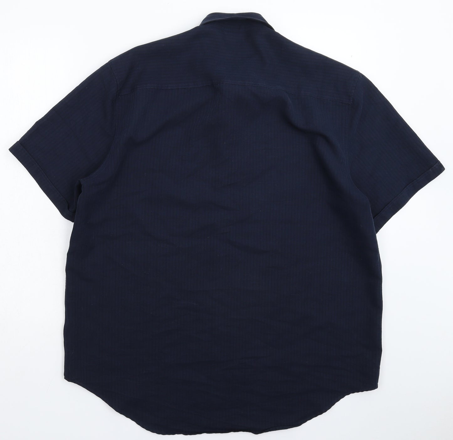 Principles Mens Blue    Button-Up Size L
