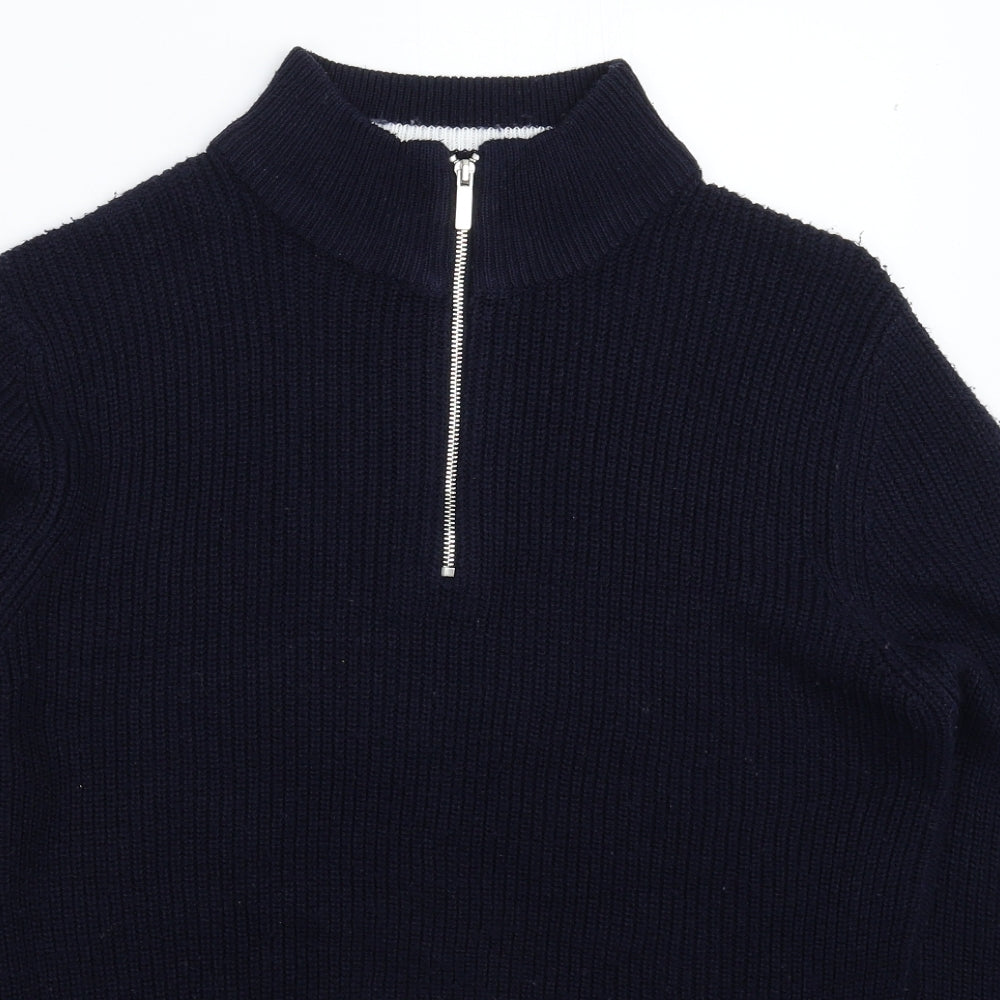 Burton Mens Blue  Knit Pullover Jumper Size M