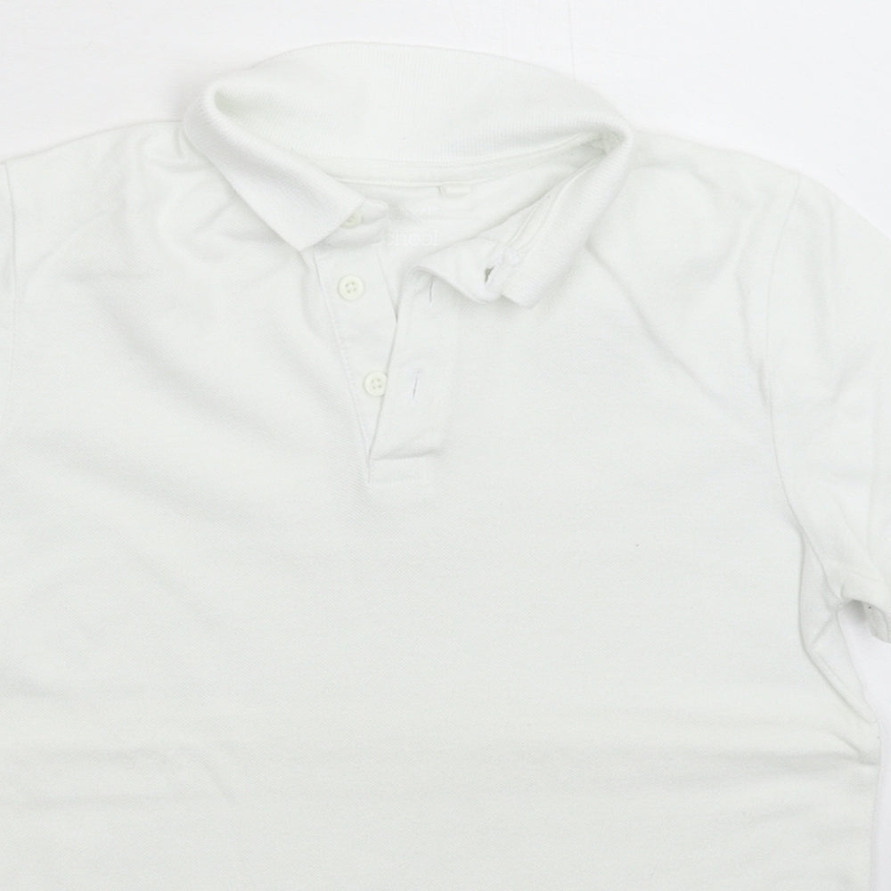 NEXT Boys White   Basic Polo Size 10 Years