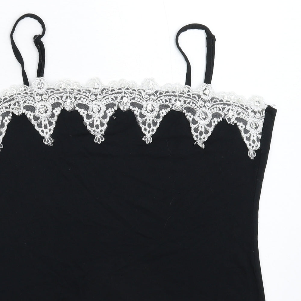 George Womens Black   Basic Tank Size 16