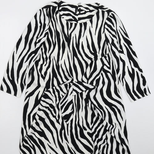 Preworn Womens Multicoloured Animal Print  Mini  Size 12