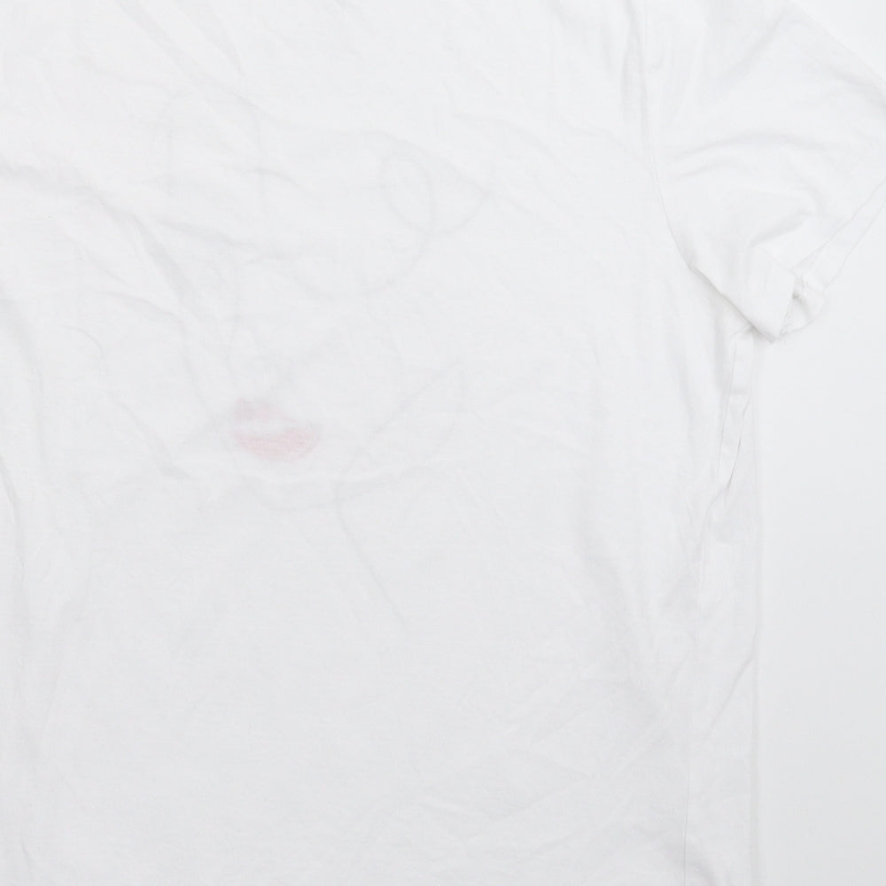 New Look Womens White   Basic T-Shirt Size 16