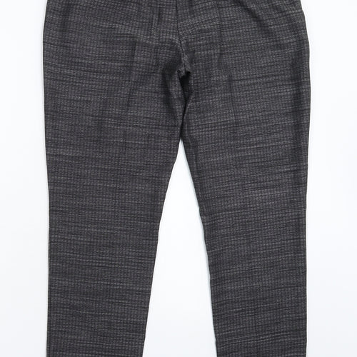 Papaya Womens Grey   Trousers  Size 12 L29 in