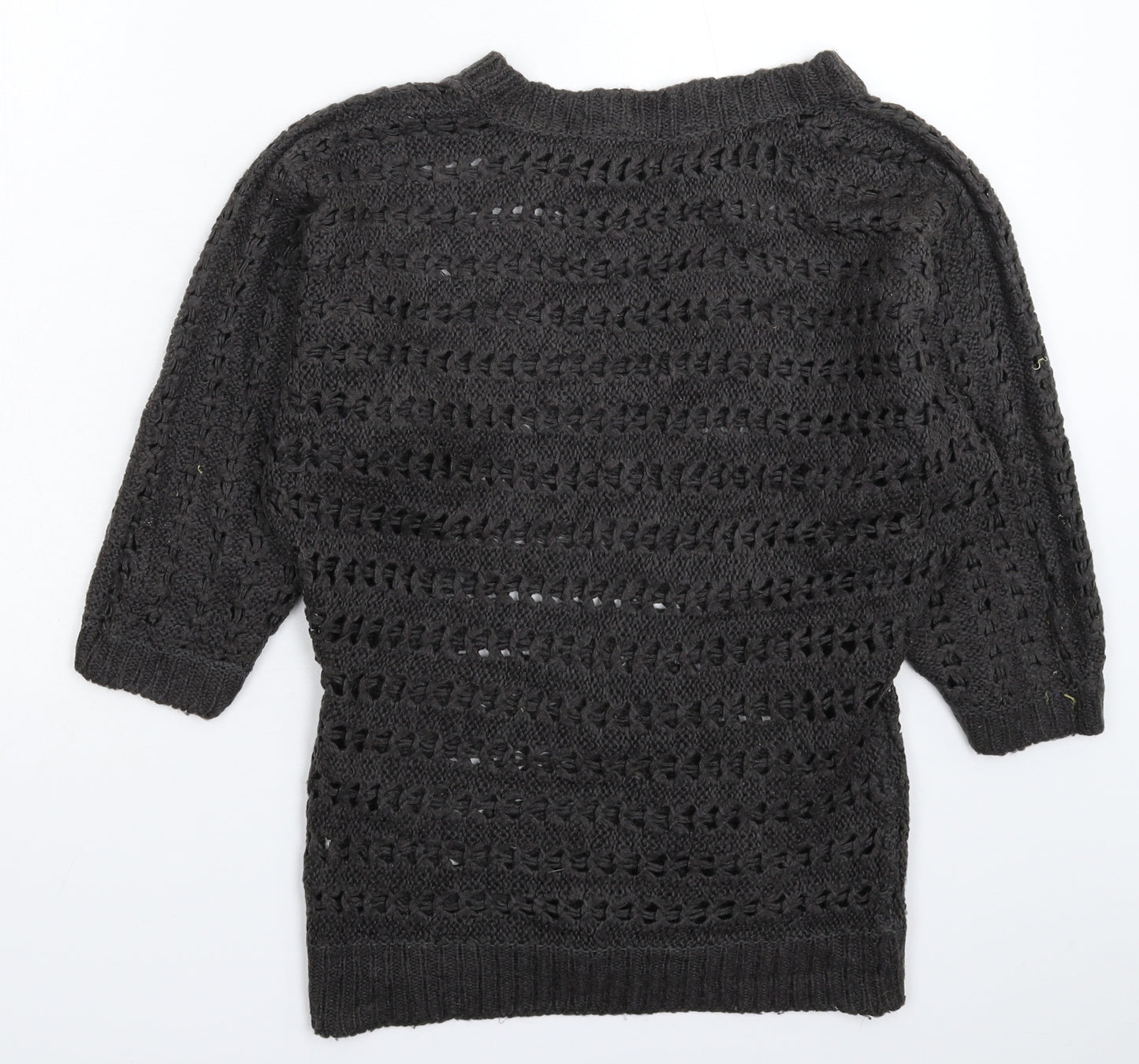 Select Womens Grey  Knit Pullover Jumper Size 10