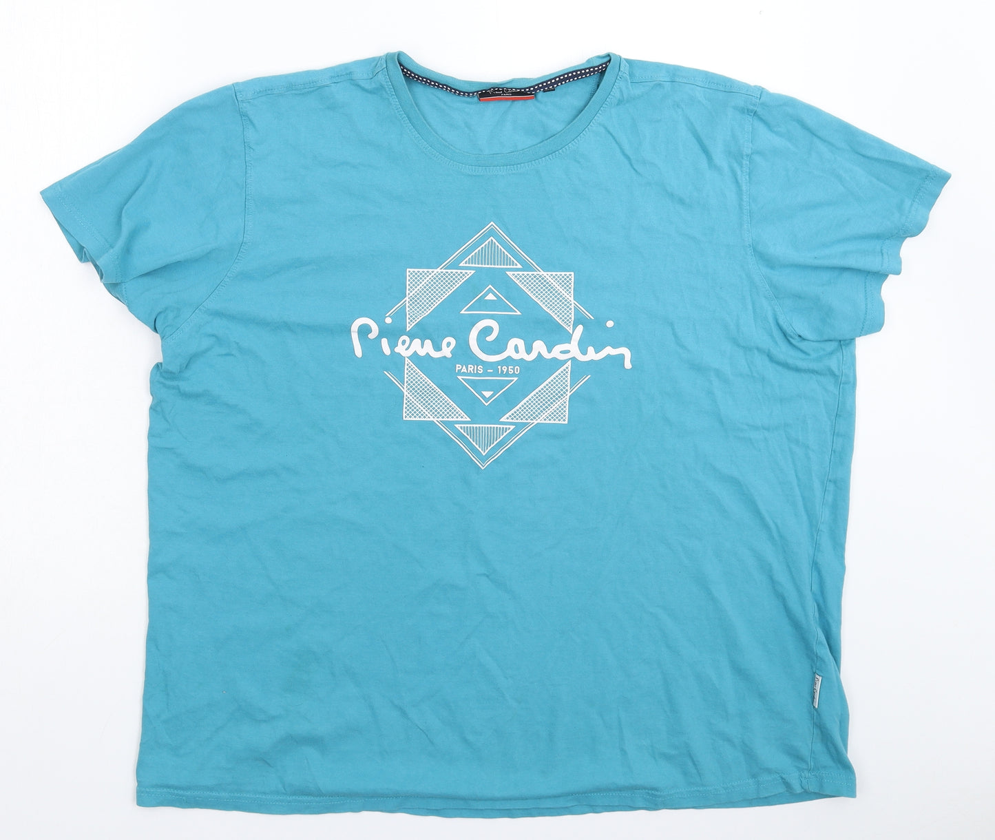 Pierre Cardin Mens Blue    T-Shirt Size 3XL