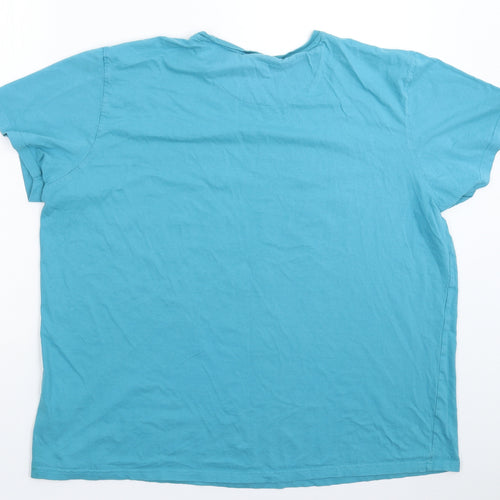 Pierre Cardin Mens Blue    T-Shirt Size 3XL