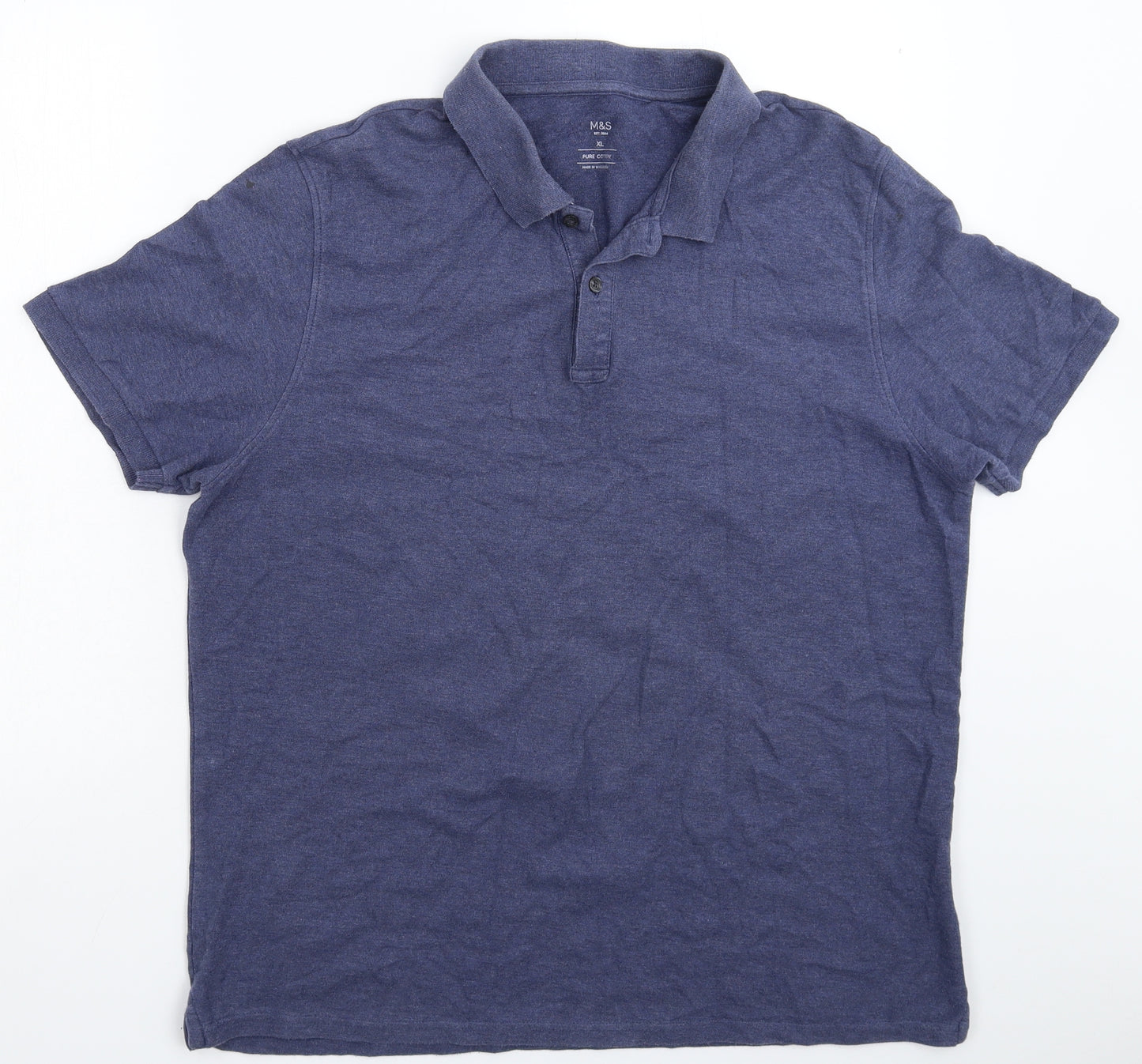 Marks and Spencer Mens Blue    Polo Size XL