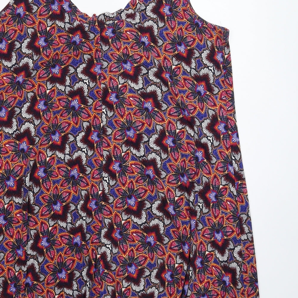 Marks and Spencer Womens Multicoloured Floral  Tank Dress  Size 16