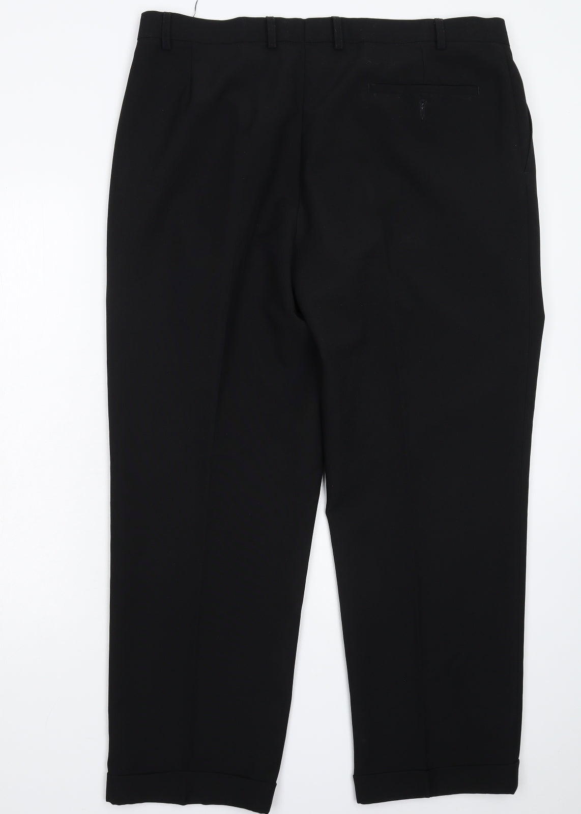 Marks and Spencer Mens Black   Dress Pants Trousers Size 34 L29 in
