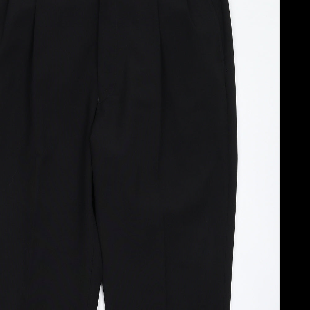 Marks and Spencer Mens Black   Dress Pants Trousers Size 34 L29 in