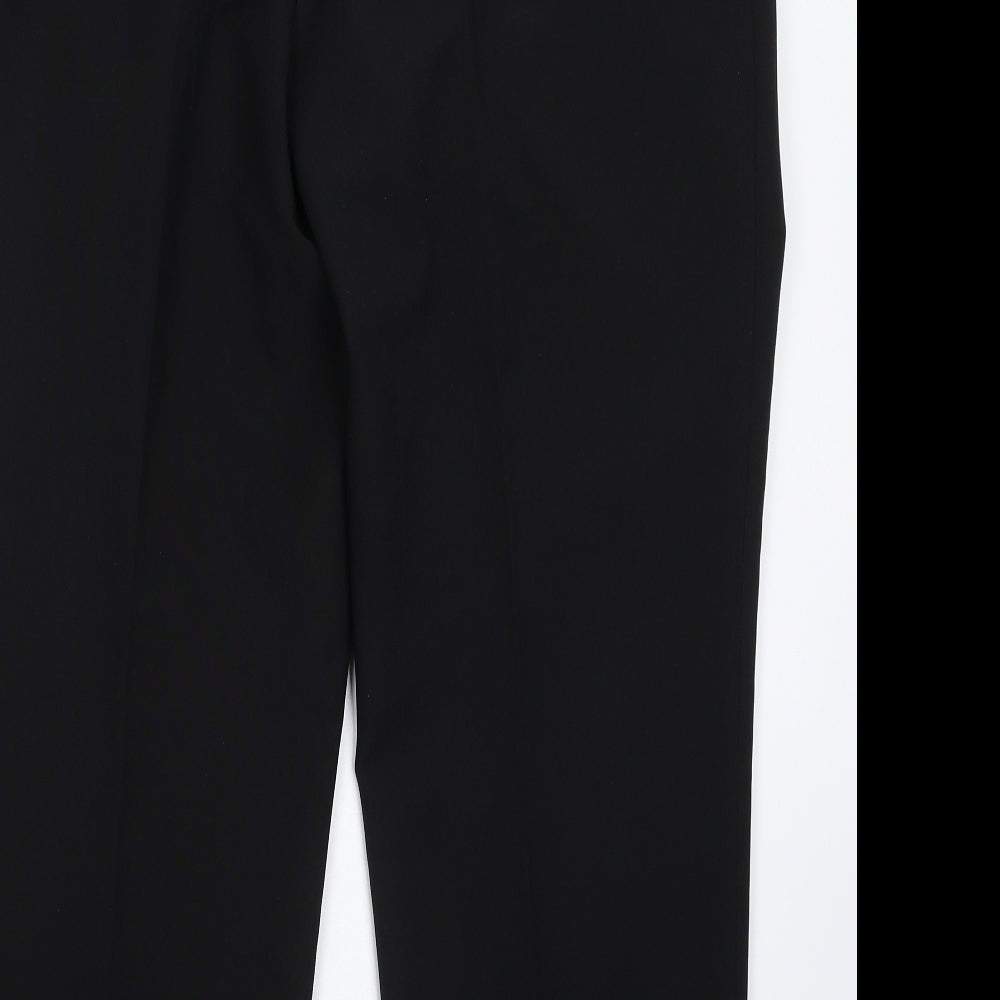 Marks and Spencer Mens Black   Dress Pants Trousers Size 34 L29 in