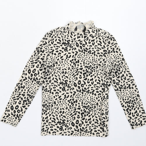 George Girls Multicoloured Animal Print  Basic T-Shirt Size 4-5 Years