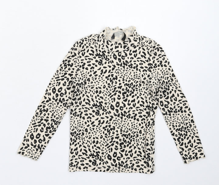 George Girls Multicoloured Animal Print Basic T-Shirt Size 4-5 Years