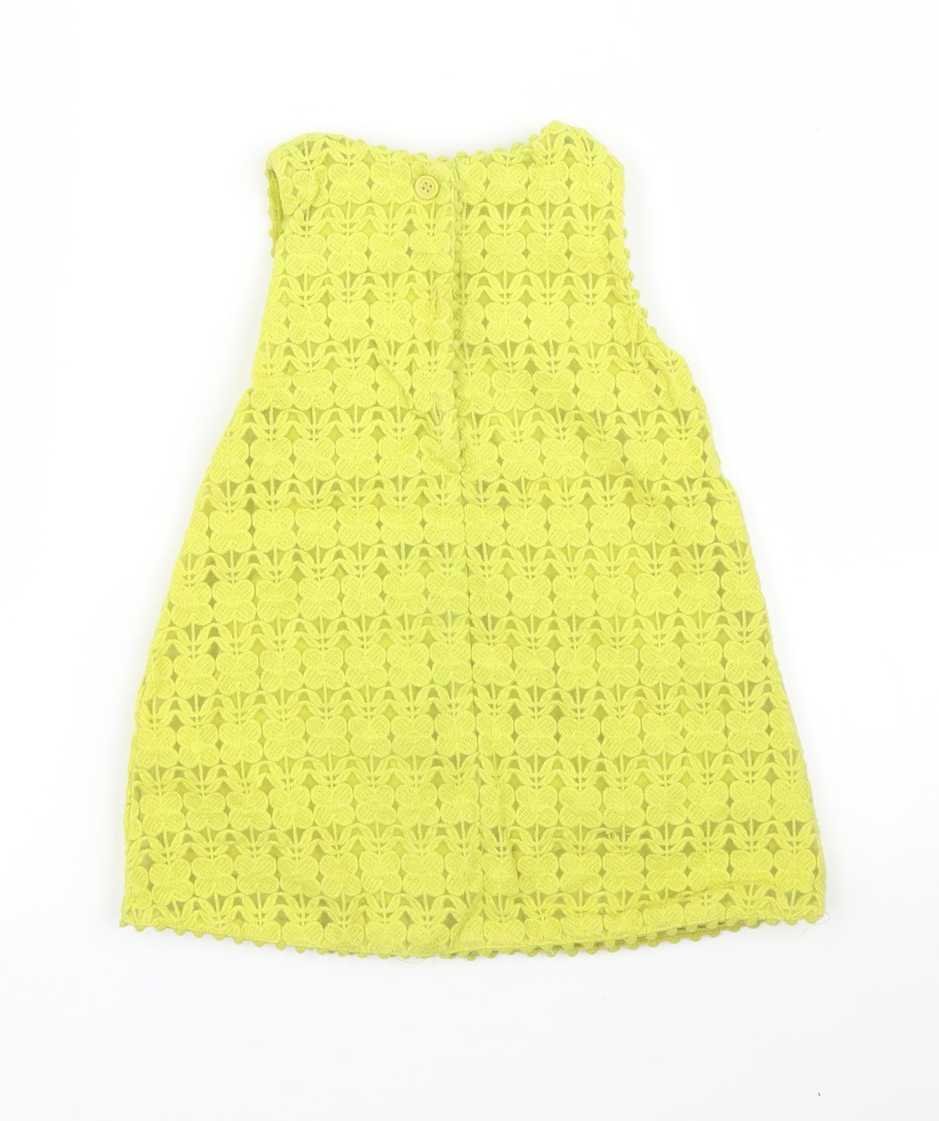 NEXT Girls Yellow Floral  A-Line  Size 12 Months