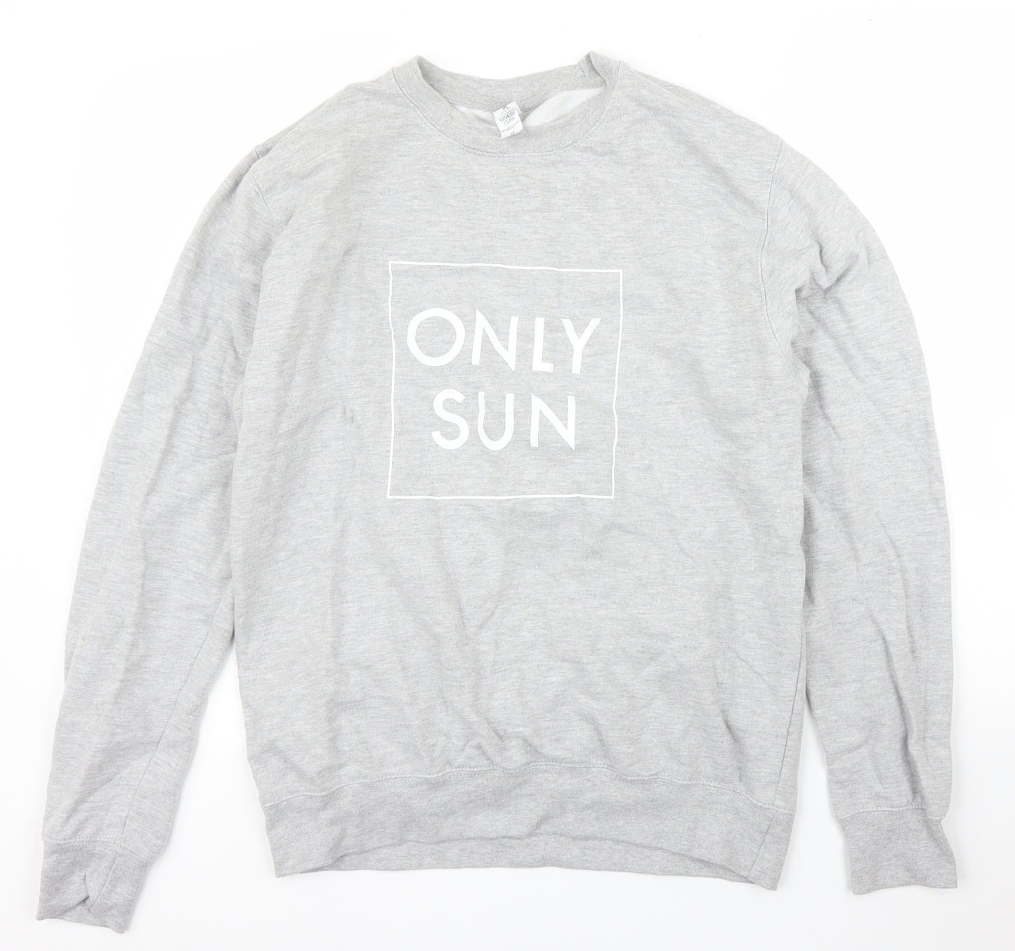 Just Hoods Mens Grey   Pullover Jumper Size M