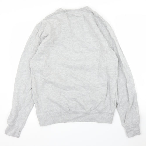 Just Hoods Mens Grey   Pullover Jumper Size M