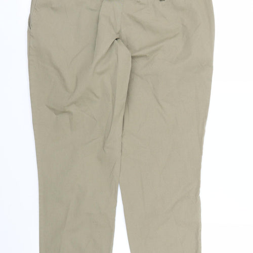 Select Womens Green   Pedal Pusher Trousers Size 8 L24 in