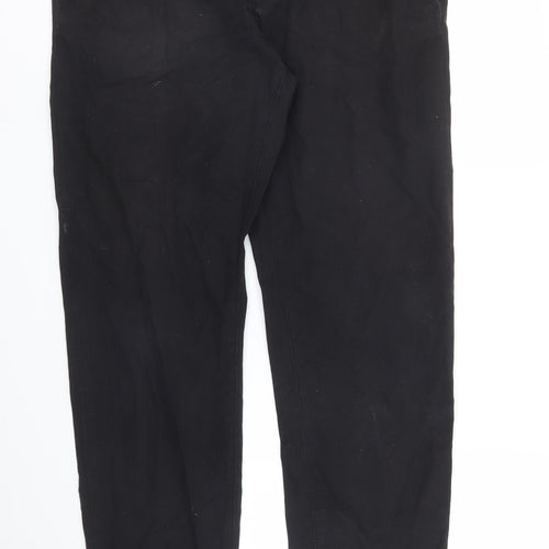 H&M Mens Black   Chino Trousers Size 31 in L30 in