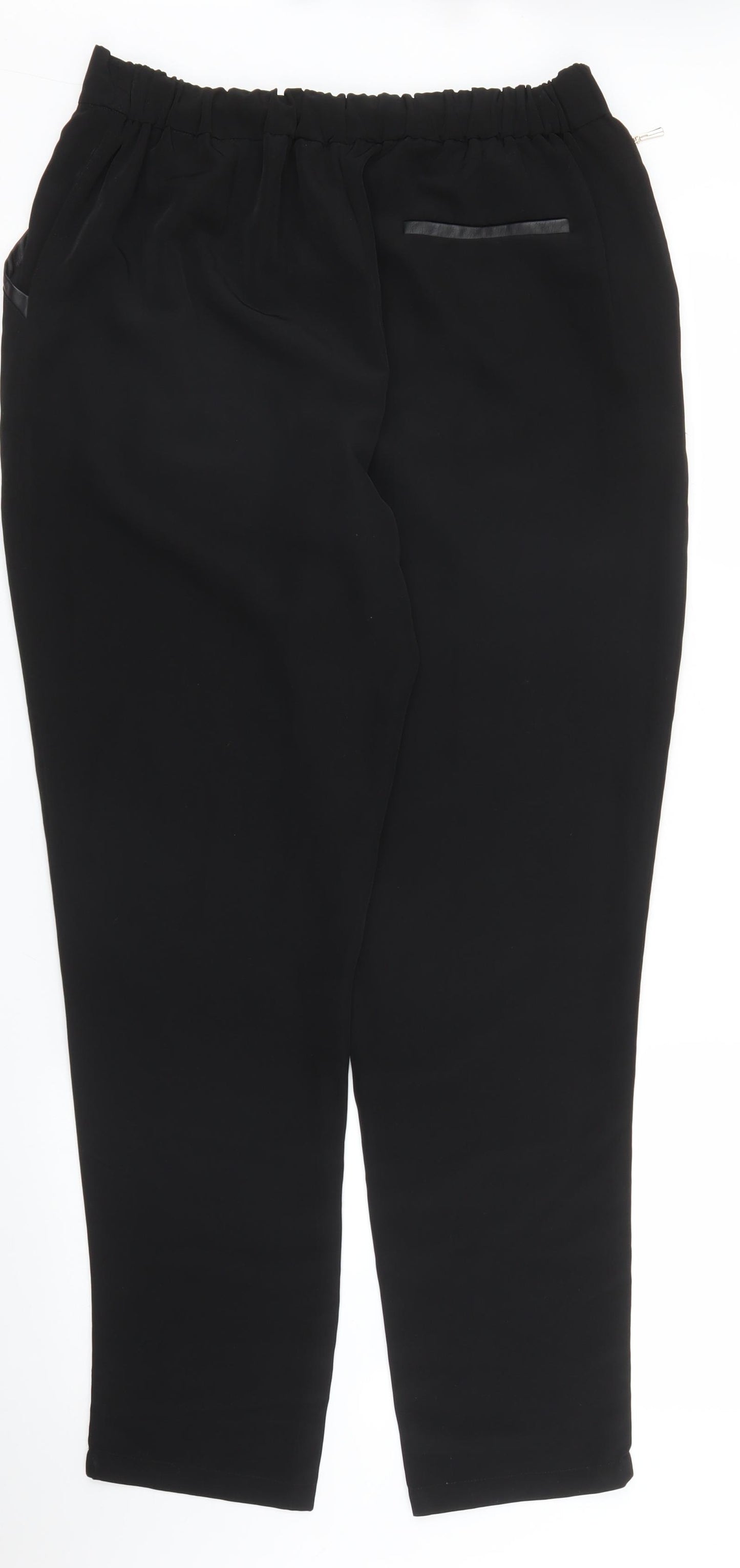 Dorothy Perkins Womens Black   Carrot Trousers Size 12 L26 in
