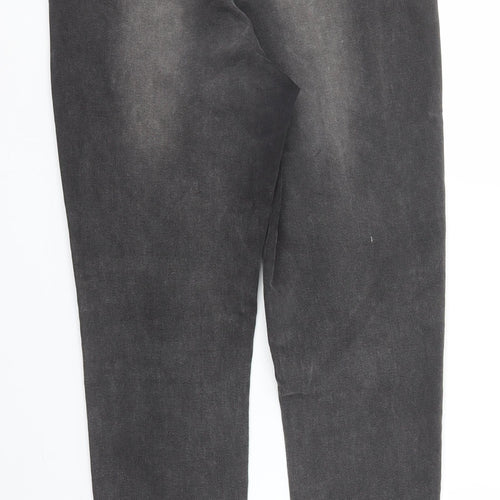 Missguided Womens Grey  Denim Jegging Jeans Size 12 L28 in