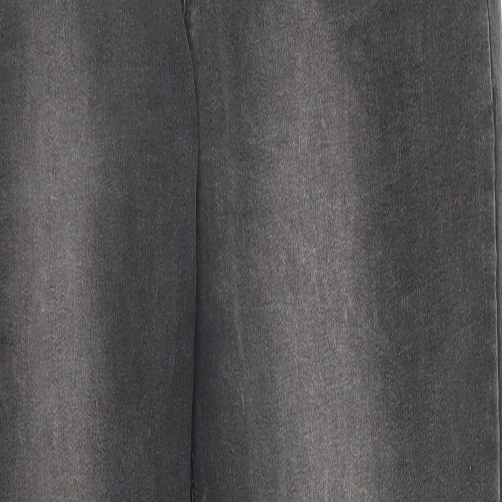 Missguided Womens Grey  Denim Jegging Jeans Size 12 L28 in