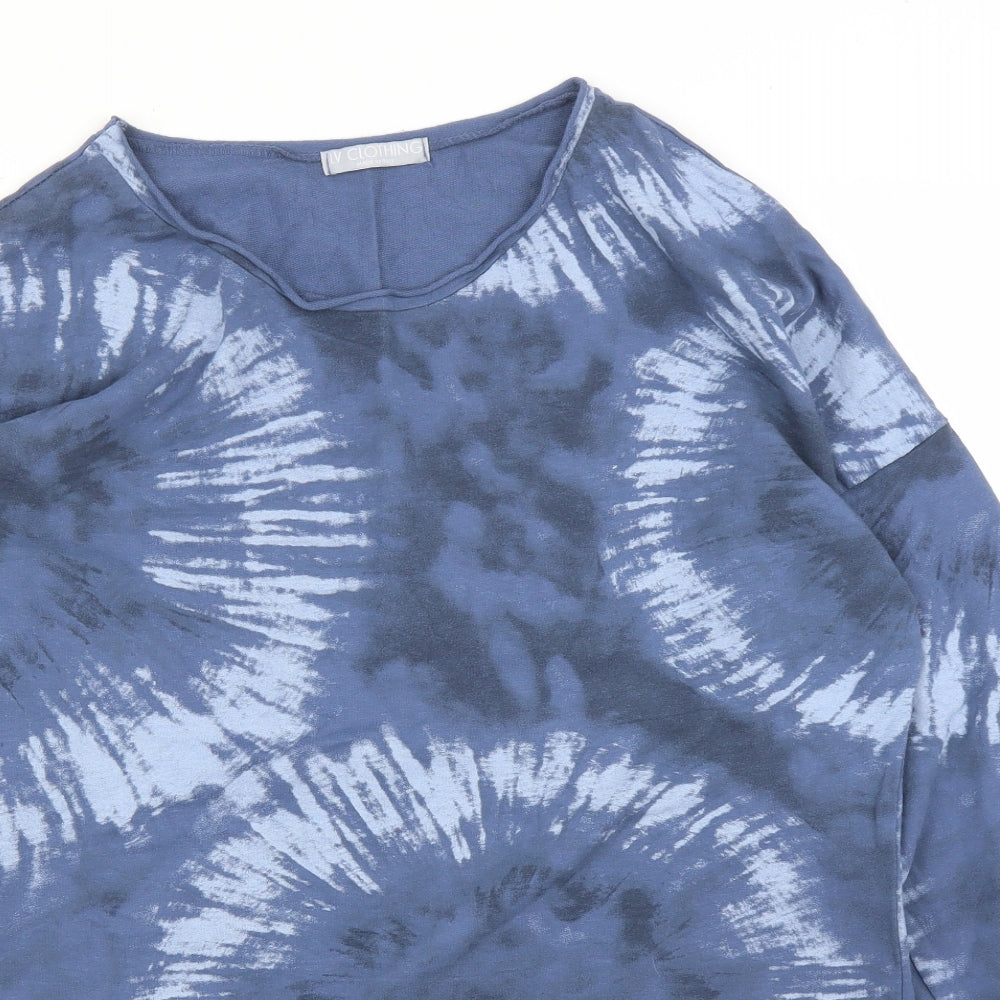 LV Clothing Womens Blue   Pullover Jumper Size M  - Tie dye