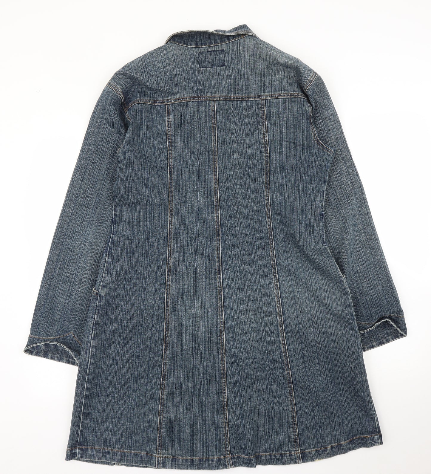 Identita Womens Blue  Denim Shift  Size 12