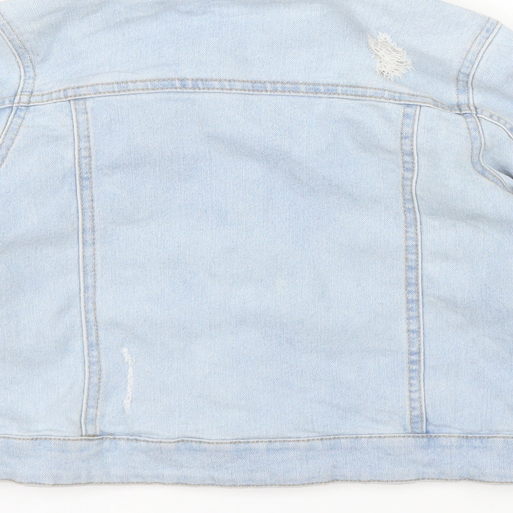 Matalan Girls Blue  Denim Jacket  Size 6 Years