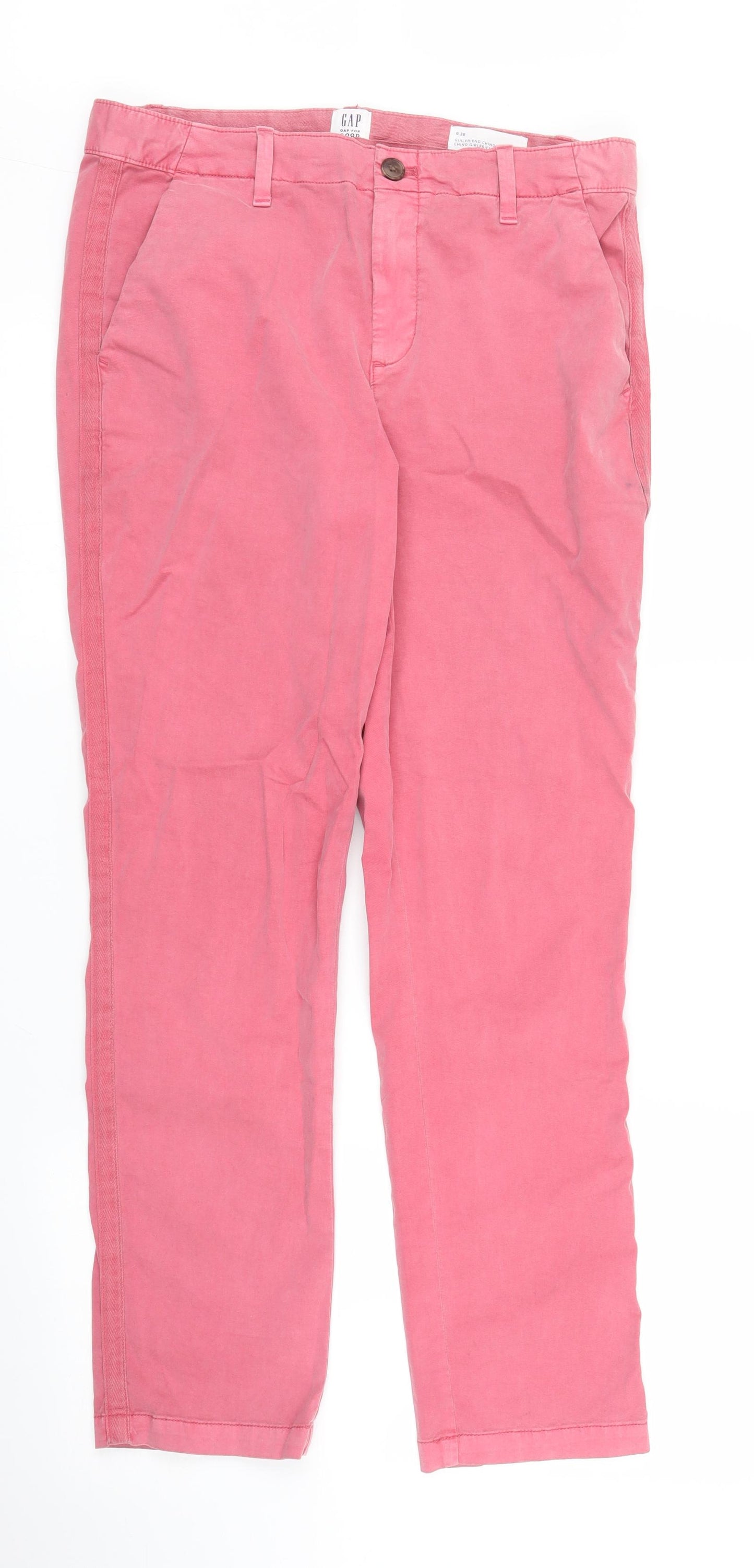 Gap Womens Pink   Chino Trousers Size 10 L27 in