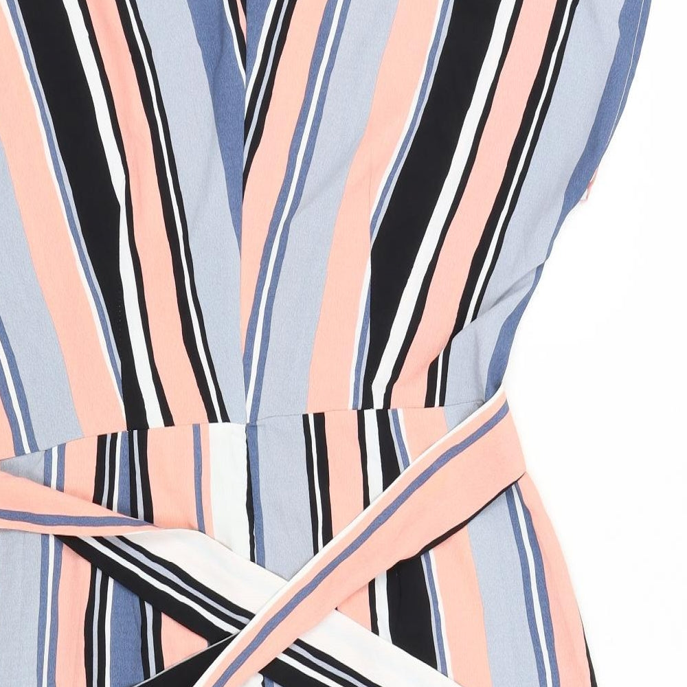 Studio Womens Multicoloured Striped  Shift  Size 14
