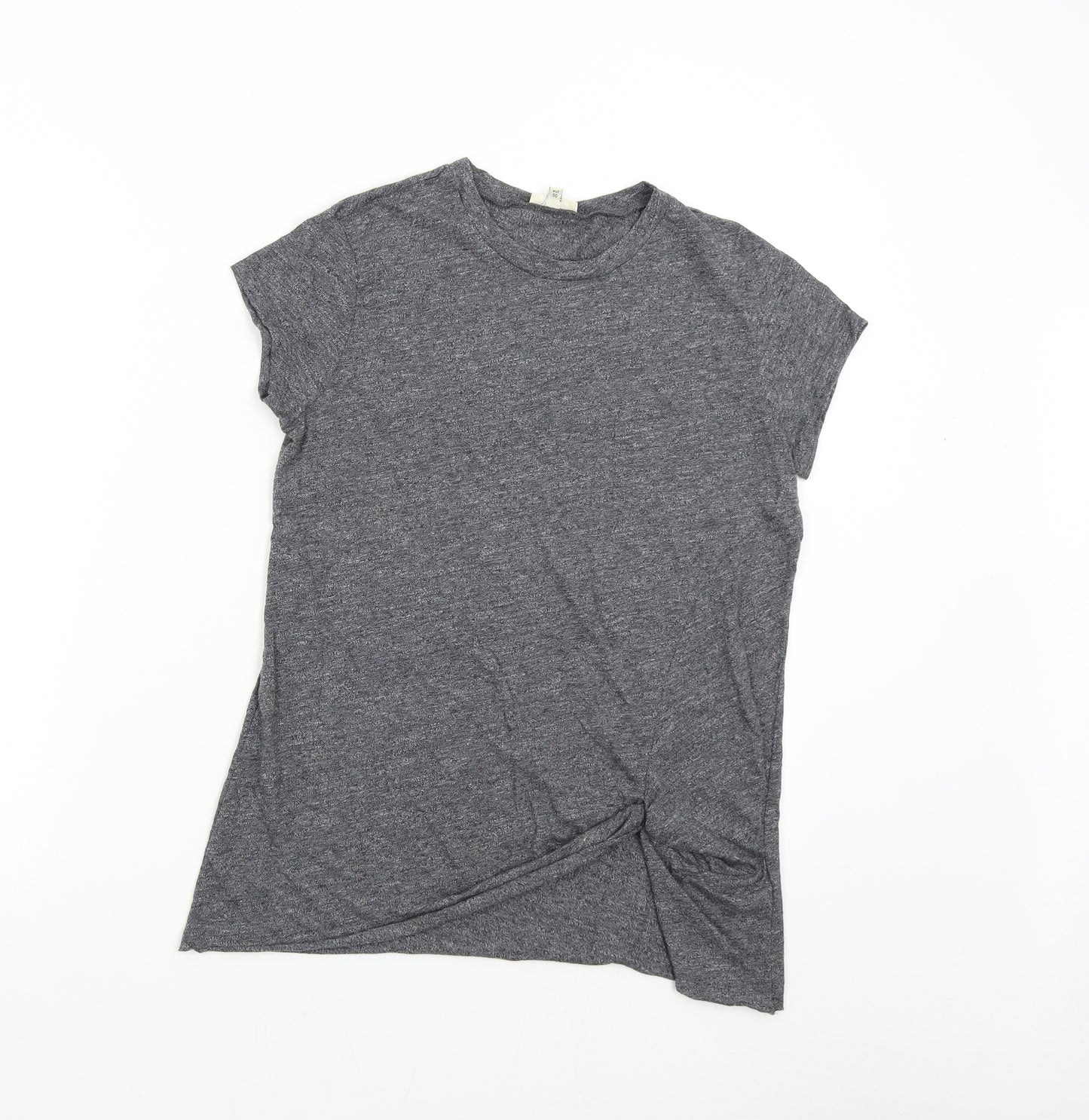 River Island Womens Grey   Basic T-Shirt Size 10